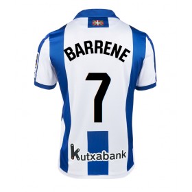 Real Sociedad Ander Barrenetxea #7 Hjemme skjorte 2024-25 Kortermet